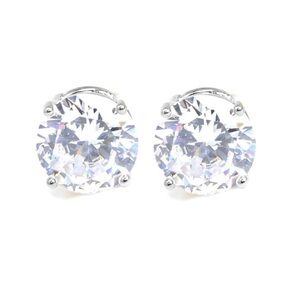✨ ROUND CUBIC ZIRCONIA 10MM EARRINGS ✨